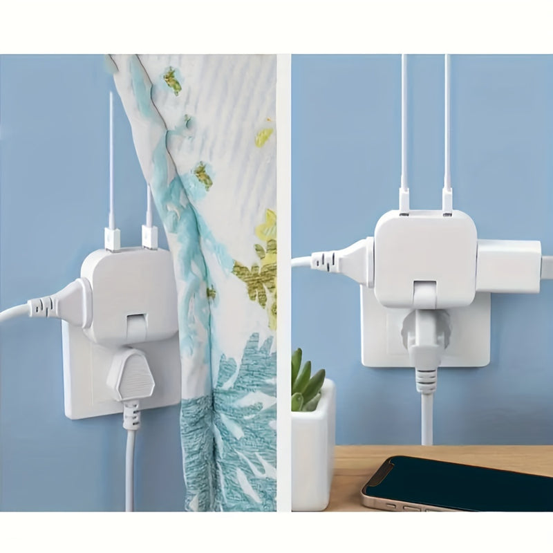 Compact Mobile Power Socket With USB Interface For Storage