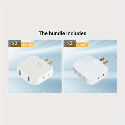 Compact Mobile Power Socket With USB Interface For Storage