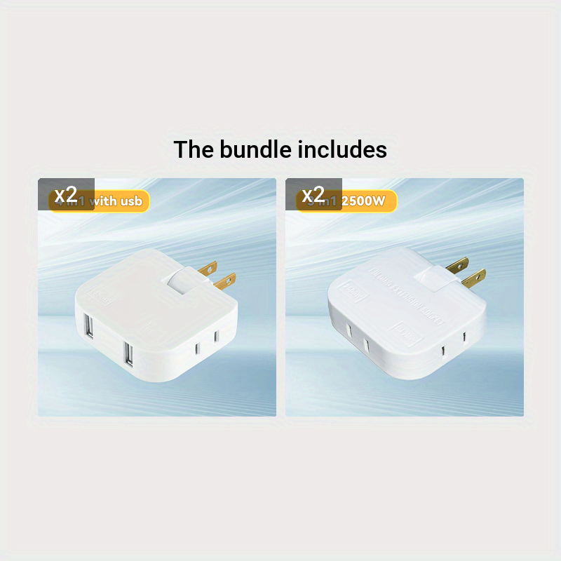 Compact Mobile Power Socket With USB Interface For Storage