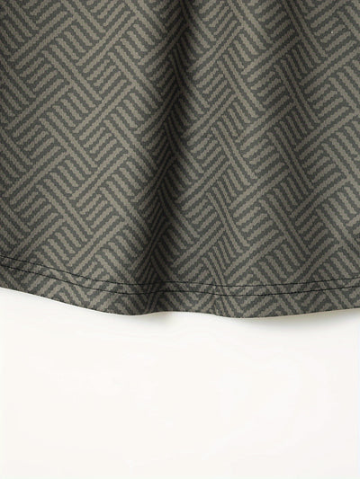 Mens 2Pcs Casual Summer Set - Breezy Short Sleeve Shirt with Matching Drawstring Shorts - Ideal for Vacation & Workout