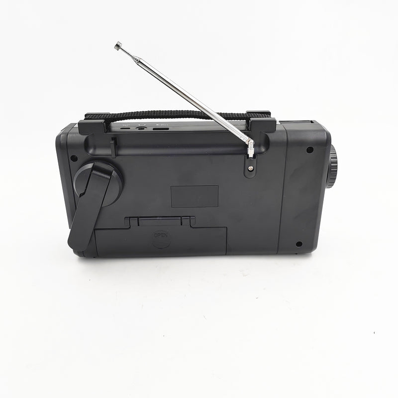 Solar Hand Crank Emergency Radio AM/FM/SW Multi-band With Flashlight, Reading Light, Siren, Mobile Phone Charging Function