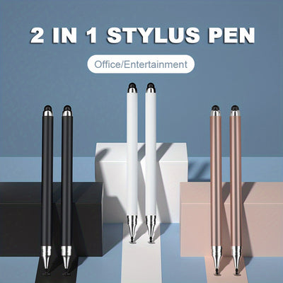 2in1 Stylus Pen Universal Drawing Tablet Capacitive Screen Touch Pens for Mobile Android Phone Smart Pencil Accessories