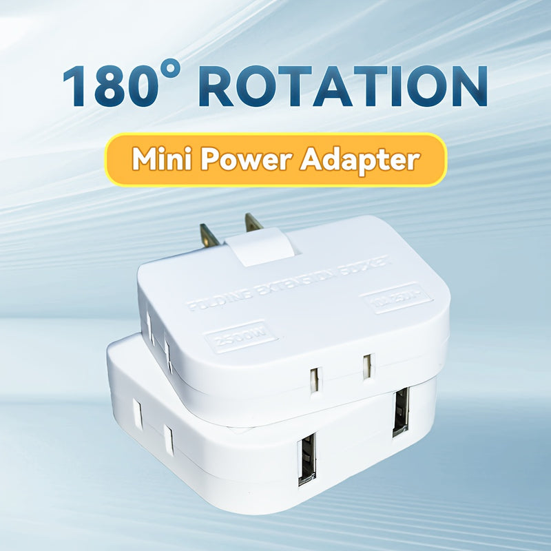 Compact Mobile Power Socket With USB Interface For Storage