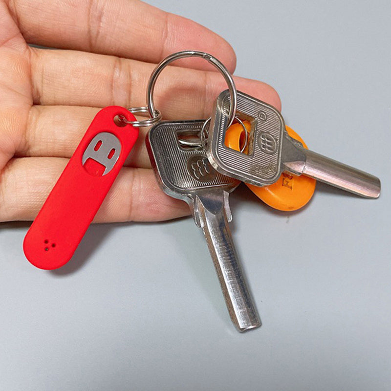 1pc Portable Anti-Lost Keychain with Sim Card Remover Tool for Mobile Phones