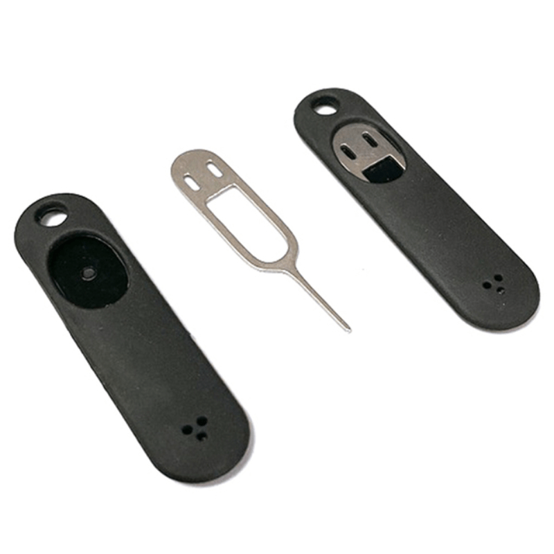 1pc Portable Anti-Lost Keychain with Sim Card Remover Tool for Mobile Phones