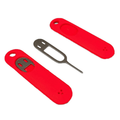 1pc Portable Anti-Lost Keychain with Sim Card Remover Tool for Mobile Phones