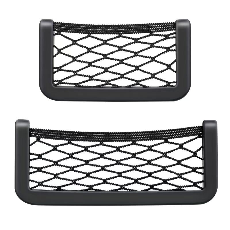 2pcs Car RV Storage Net Pocket Car Storage Bag Car Adhesive Net Pocket Mobile Holder Car Accessories 3.15inch * 15 8cm * 7.87inch Universal
