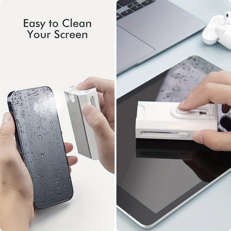 Eight-in-one Cleaning Kit For Computer Keyboard, Headphone Cleaning Brush, Tablet And Mobile Phone Cleaning Tool, Keycap Remover Set