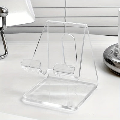 Acrylic Transparent Mobile Phone Stand Tablet Desktop Creative Watching TV Lazy Portable Multifunctional Mobile Phone Stand Simple Mobile Phone Stand Storage Rack