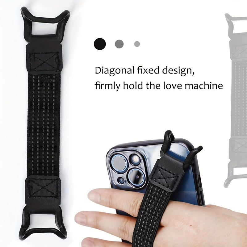 3pcs Mobile Phone Security Hand Strap Holder Security Hand Strap Holder Phone Security Hand Grip Phone Accessory For 5.2-7.5 Inch Smartphones