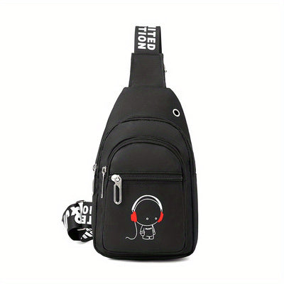 Men's And Women's New Fashion Mini Chest Bag Outdoor Leisure Bag Multi-functional Storage Bag Mobile Phone Bag