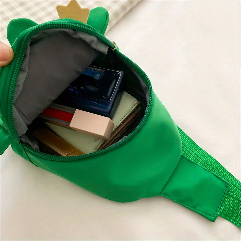 [Cute Cartoon Chest Bag Messenger] Dinosaur Chest Bag Boys And Girls Fashion Shoulder Bag Messenger Bag Cartoon Cute Mobile Coin Purse