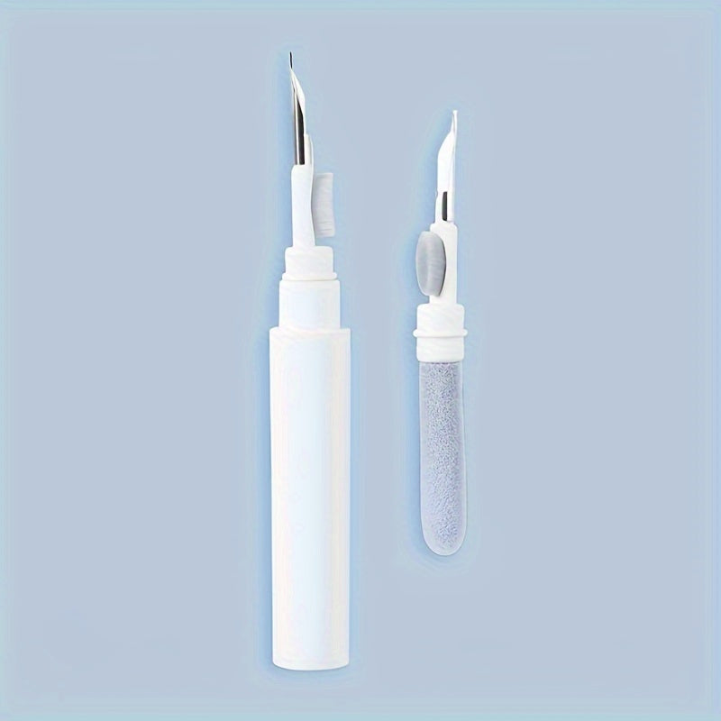 1pc, 3 In 1 Earbuds Cleaning Brush Pen, Multifunctional Earphone Cleaning Pen, Portable Small Brush, Dust Removal Brush, For Headphones, Keyboards, Mobile Phones, Mice, Remote Controllers, Cleaning Supplies, Cleaning Tool, Ch