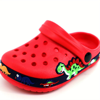 Boys & Girls Fun Cartoon Flip Flops - Water-Resistant Beach Slippers with Cushioned Comfort for Swimming Adventures