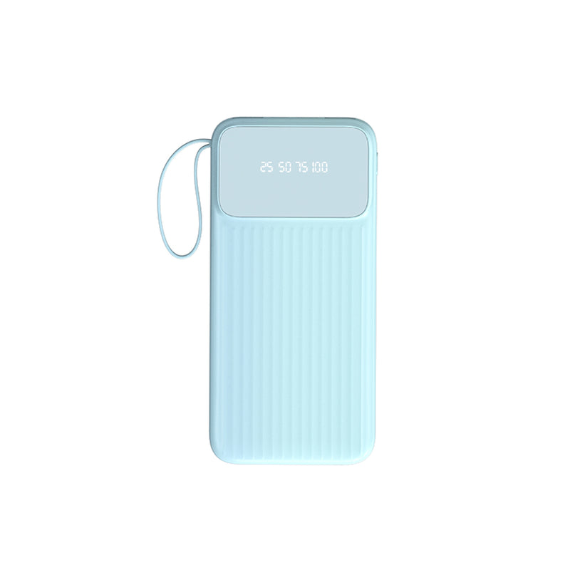 Universal Portable Phone Charger, Built-in Cable Large Capacity 20000mAh Mobile Power Supply, Easy And Fast USB Battery Pack External Phone Charger, Suitable For Samsung, IPhone, IPad, Etc