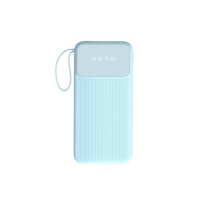 Universal Portable Phone Charger, Built-in Cable Large Capacity 20000mAh Mobile Power Supply, Easy And Fast USB Battery Pack External Phone Charger, Suitable For Samsung, IPhone, IPad, Etc