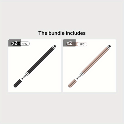 2in1 Stylus Pen Universal Drawing Tablet Capacitive Screen Touch Pens for Mobile Android Phone Smart Pencil Accessories
