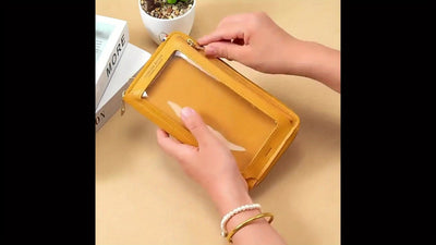 Touch Screen Mobile Phone Bag Female Cross Bag Anti-theft Multi-functional Shoulder Transparent Mini Small Bag Purse Mobile Phone Bag, Mommy Bag, Christmas, Halloween, Thanksgiving Day Gift