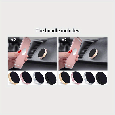 Magnetic Car Phone Holder Universal Mobile Phone GPS Stand Mini Mount