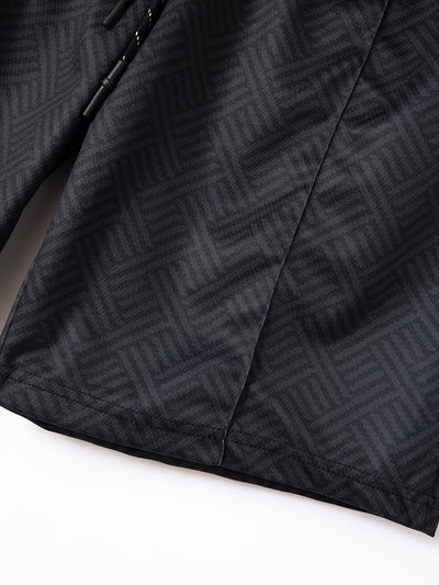 Mens 2Pcs Casual Summer Set - Breezy Short Sleeve Shirt with Matching Drawstring Shorts - Ideal for Vacation & Workout