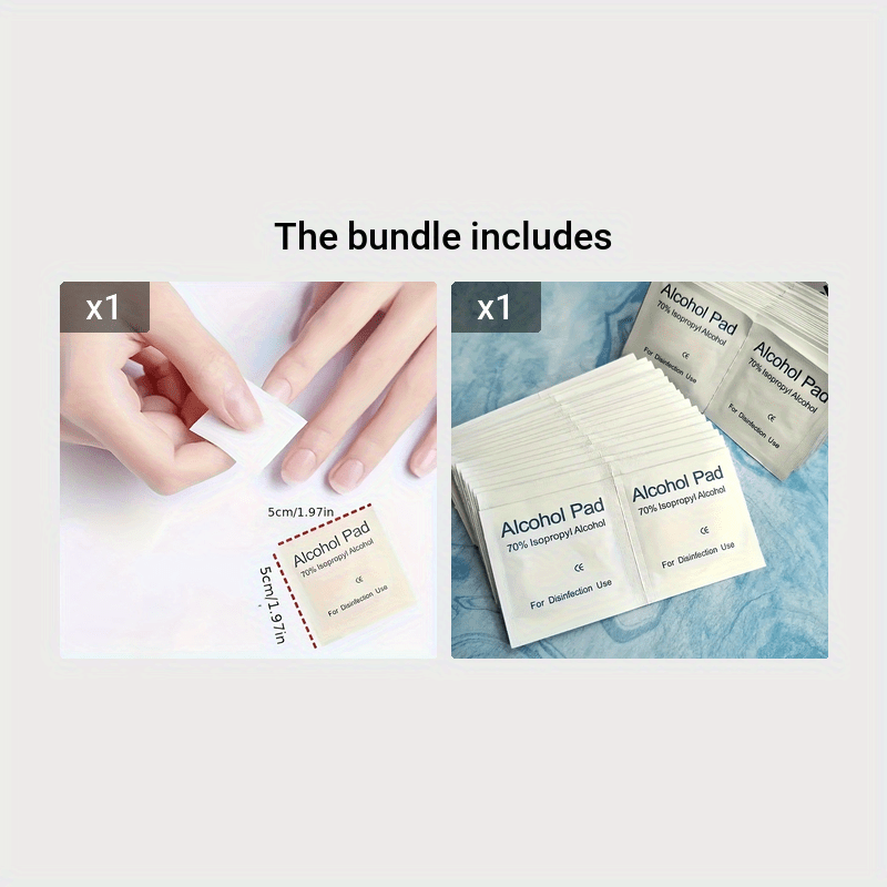 50pcs/100pcs 75% Alcohol Disinfection Cotton Sheets, Disposable Disinfection For Mobile Phone Screens And Lens Cleaning, Ear Canal Disinfection Alcohol Wipes