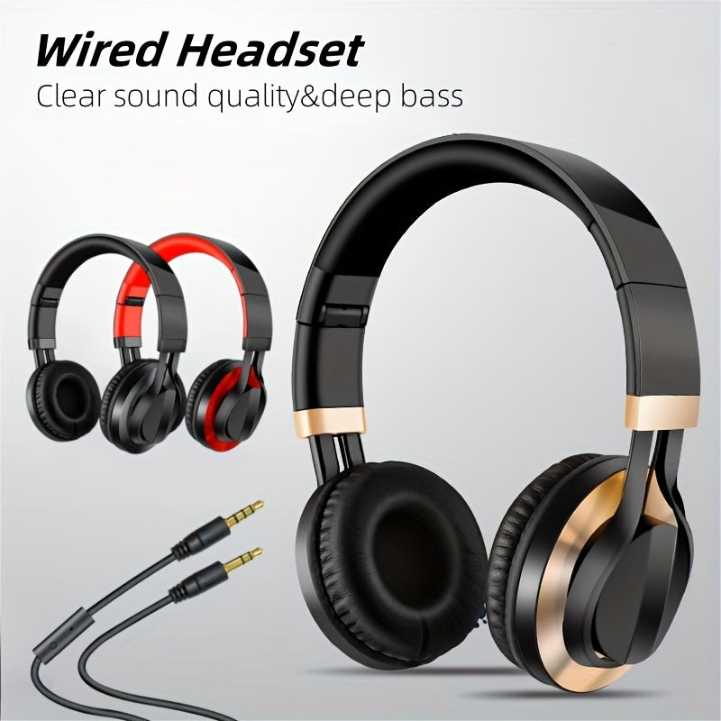 IN-868 Wired Earphones With Built-in Microphone, Foldable, For Single Hole Device Use Mobile Phone/laptop/MP3/4, Suitable For Learning/music/call/meeting Scenes, Gift For Friend