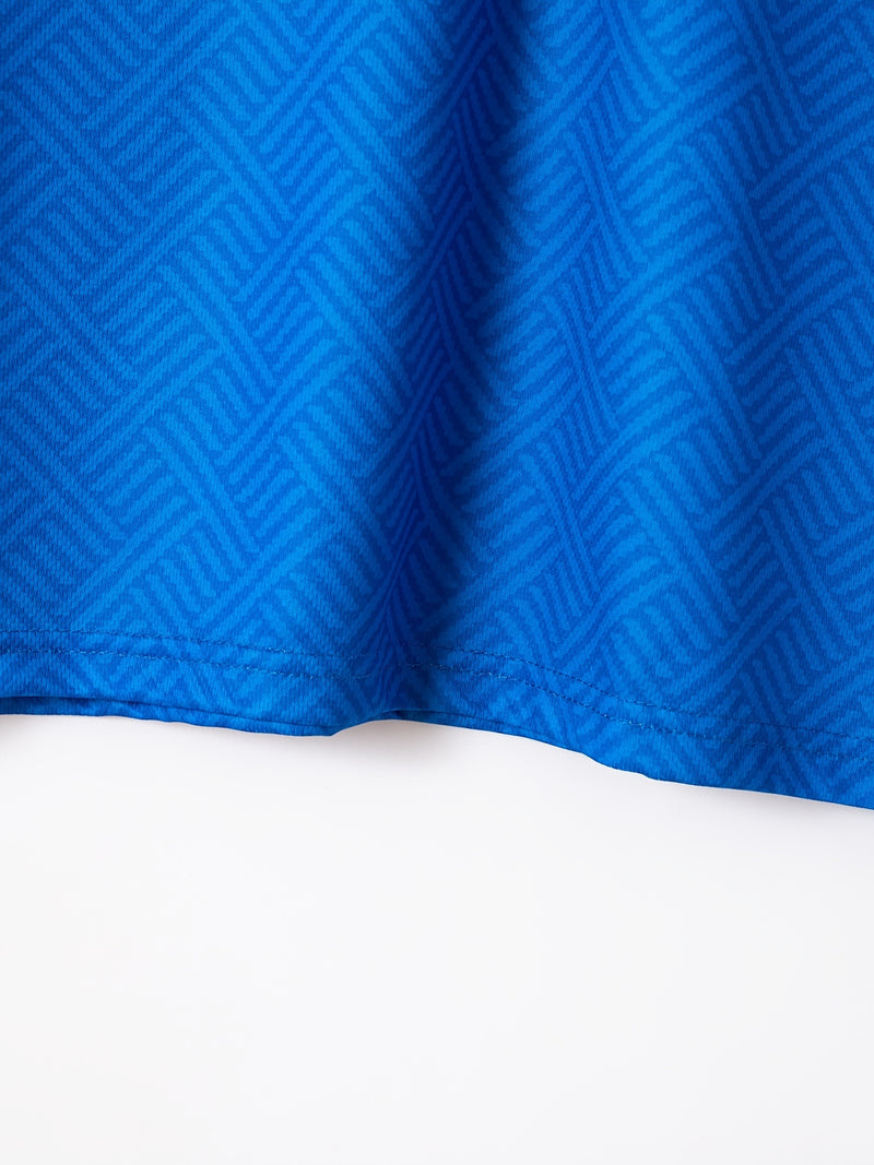 Mens 2Pcs Casual Summer Set - Breezy Short Sleeve Shirt with Matching Drawstring Shorts - Ideal for Vacation & Workout