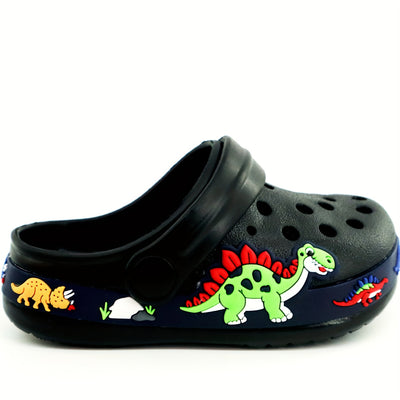 Boys & Girls Fun Cartoon Flip Flops - Water-Resistant Beach Slippers with Cushioned Comfort for Swimming Adventures