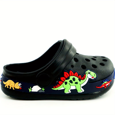 Boys & Girls Fun Cartoon Flip Flops - Water-Resistant Beach Slippers with Cushioned Comfort for Swimming Adventures