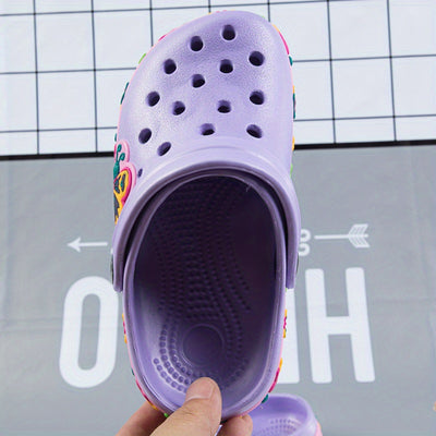 Boys & Girls Fun Cartoon Flip Flops - Water-Resistant Beach Slippers with Cushioned Comfort for Swimming Adventures