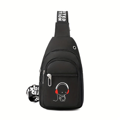 Men's And Women's New Fashion Mini Chest Bag Outdoor Leisure Bag Multi-functional Storage Bag Mobile Phone Bag