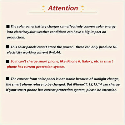 1pc Solar Portable Charging Panel Outdoor Waterproof Solar USB Charger Is Suitable For Outdoor Travel And Camping, Mobile Power, Mobile Phone Charging Bank, Flashlight, Fan