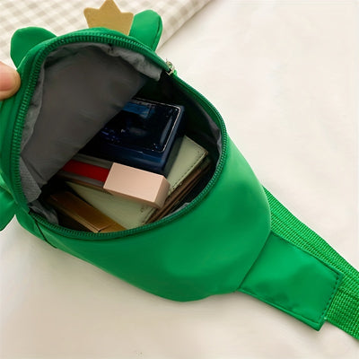 [Cute Cartoon Chest Bag Messenger] Dinosaur Chest Bag Boys And Girls Fashion Shoulder Bag Messenger Bag Cartoon Cute Mobile Coin Purse