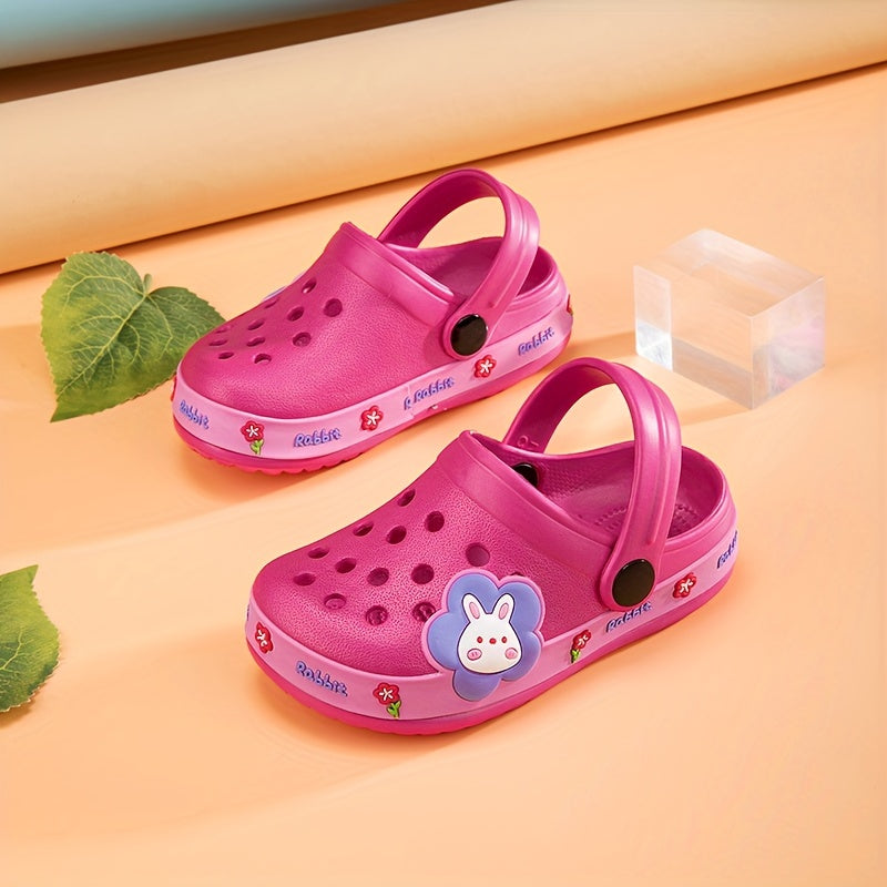 Boys & Girls Fun Cartoon Flip Flops - Water-Resistant Beach Slippers with Cushioned Comfort for Swimming Adventures