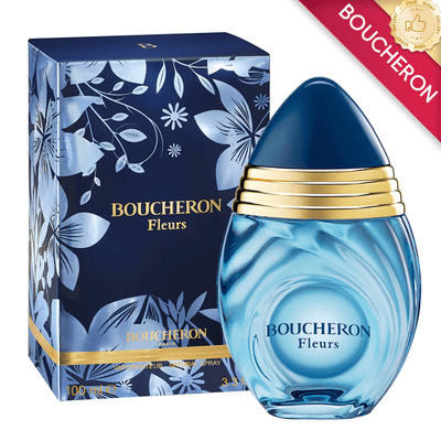 Boucheron Fleurs Eau de Parfum for Women, 3.4 Fl Oz Floral Spray, Opulent Garden Bouquet Scent, Elegant Evening Fragrance, French Jewelry Perfume