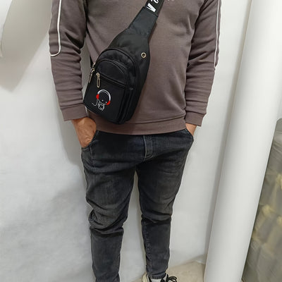 Men's And Women's New Fashion Mini Chest Bag Outdoor Leisure Bag Multi-functional Storage Bag Mobile Phone Bag