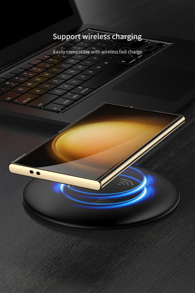 Artificial Leather Bracket Mobile Phone Case Protective Case For Samsung S24Ultra