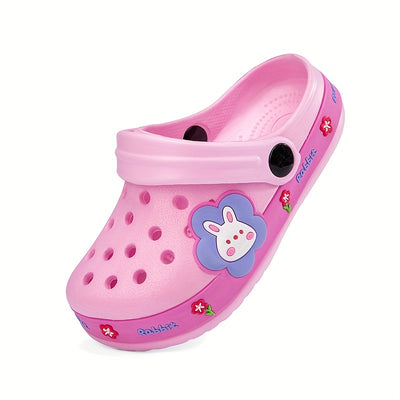 Boys & Girls Fun Cartoon Flip Flops - Water-Resistant Beach Slippers with Cushioned Comfort for Swimming Adventures