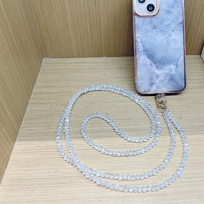 Shimmering Crystal Stone Chain Mobile Phone Lanyard - Add a Touch of Sparkle to Your Style!