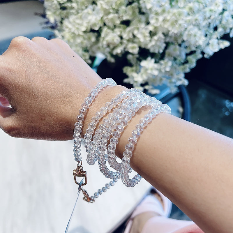 Shimmering Crystal Stone Chain Mobile Phone Lanyard - Add a Touch of Sparkle to Your Style!