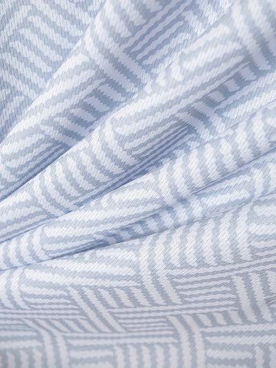 Mens 2Pcs Casual Summer Set - Breezy Short Sleeve Shirt with Matching Drawstring Shorts - Ideal for Vacation & Workout