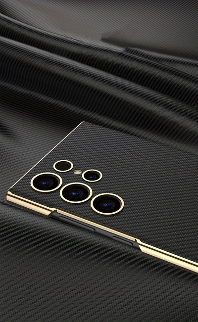 Artificial Leather Bracket Mobile Phone Case Protective Case For Samsung S24Ultra