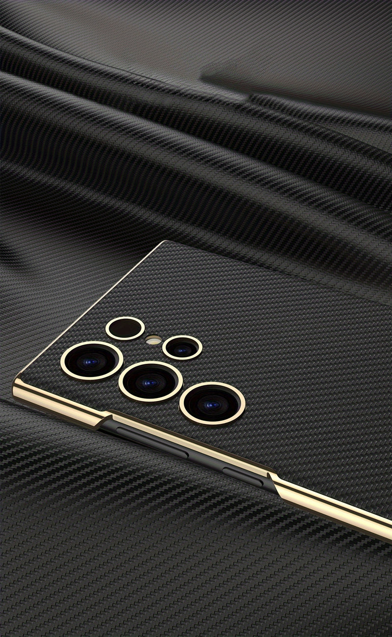 Artificial Leather Bracket Mobile Phone Case Protective Case For Samsung S24Ultra