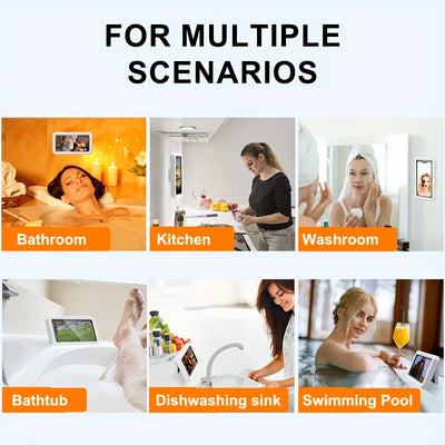 Retractable Rotatable Waterproof Lazy Mobile Phone, Shower And Wall Bracket Phone Shower Case