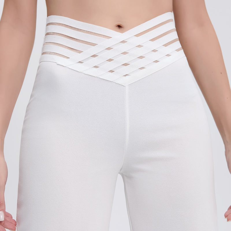 Summer Long Pants, Elegant Wide-Leg Flare Trousers