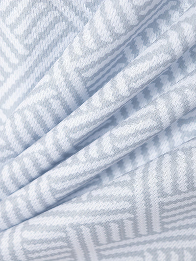 Mens 2Pcs Casual Summer Set - Breezy Short Sleeve Shirt with Matching Drawstring Shorts - Ideal for Vacation & Workout